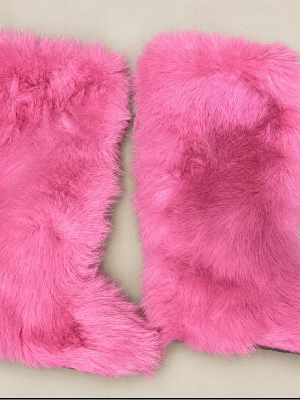Women’s  Pink Faux Fur Calf Boot - Cozy Winter Boot